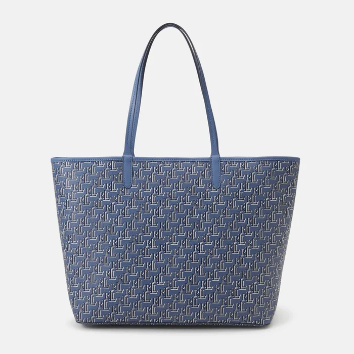 Lauren Ralph Lauren Collins Tote Large State Blue