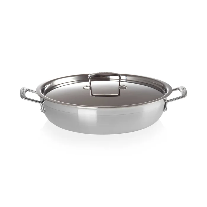 Le Creuset 3-PLY Stainless Steel 30cm Non Stick Shallow Casserole