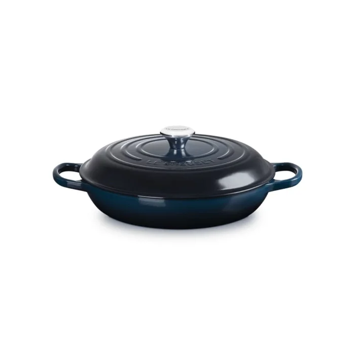 Le Creuset Signature Cast Iron Shallow Casserole 30cm In Nuit