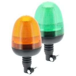 LED Green & Amber/Orange Flashing Beacons (High Profile) – Flexi DIN Spigot Fixing