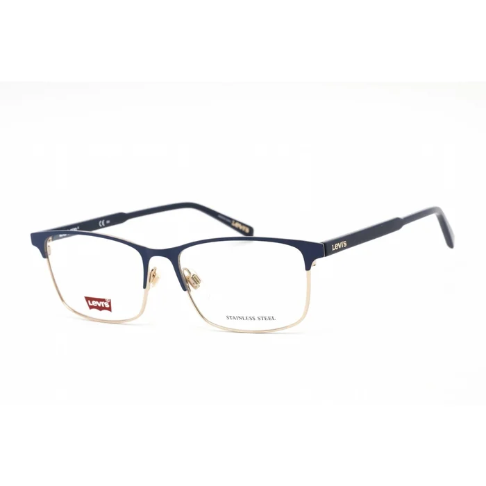 Levi’s Men’s Eyeglasses – Clear Demo Lens Blue Stainless Steel | LV 1012 0PJP 00