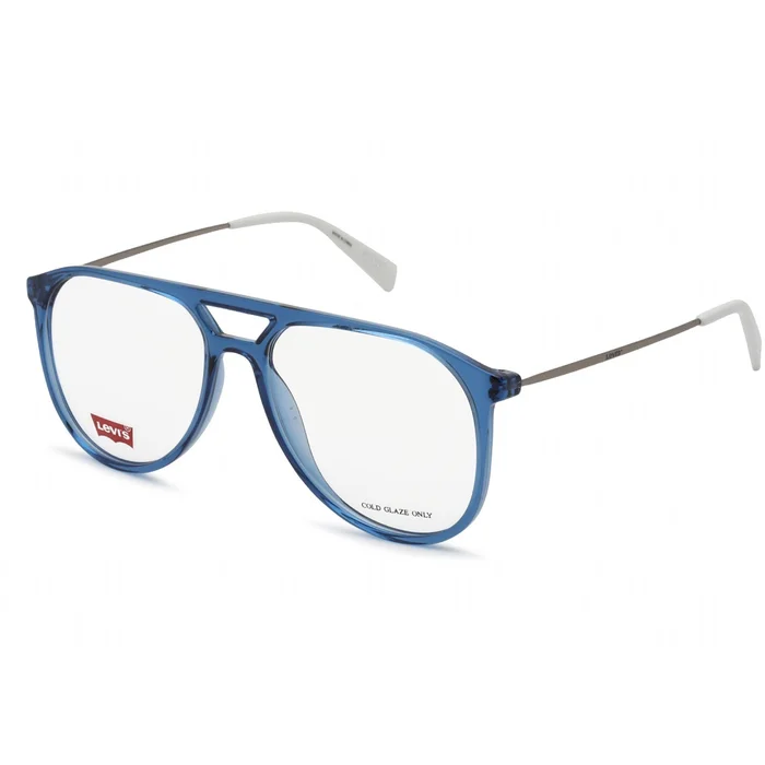 Levi’S Unisex Eyeglasses – Clear Lens Blue White Aviator Frame | LV 1000 00JU 00