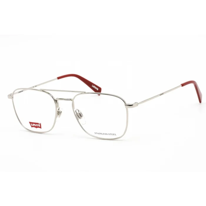 Levi’s Unisex Eyeglasses – Clear Lens Palladium Stainless Steel | LV 1008 0010 00