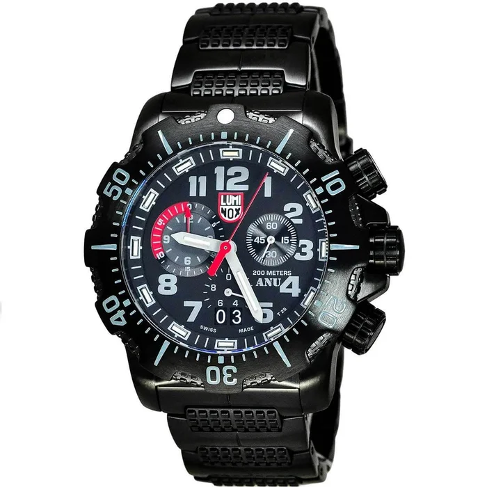 Luminox Men’s Chronograph Watch – ANU 4240 Series Black Dial Bracelet | 4242