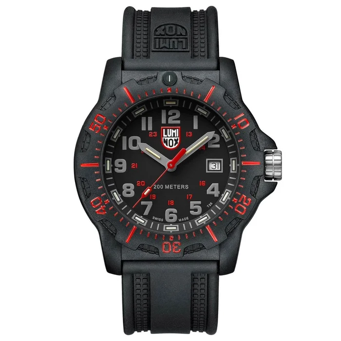 Luminox Men’s Quartz Watch – Black OPS 8880 Series Black Dial Rubber Strap | 8895