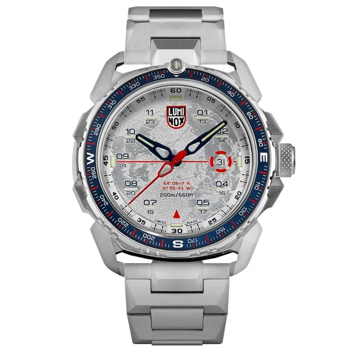 Luminox Men’s Quartz Watch – Ice-Sar Arctic 1200 Series Silver Tone Bracelet | 1207