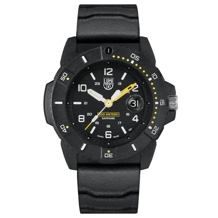 Luminox Men’s Quartz Watch – Navy Seal 3600 Series Black Dial Strap Dive | 3601