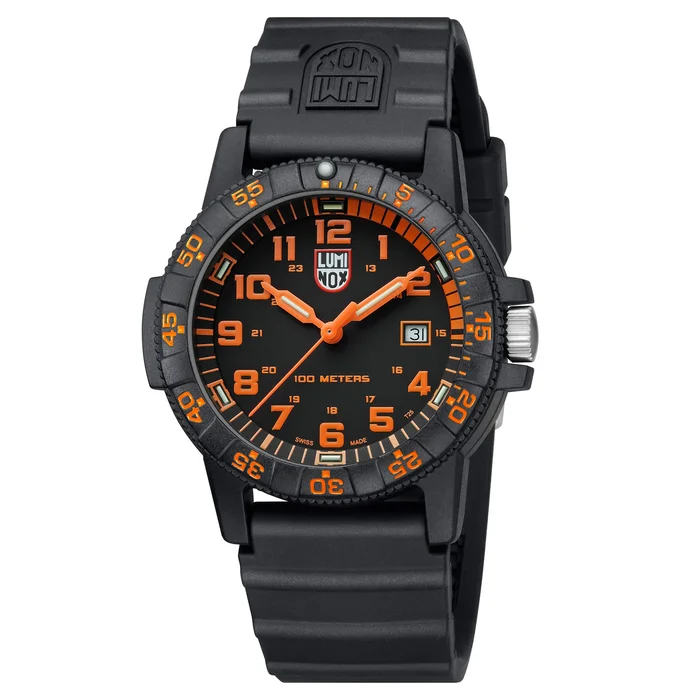 Luminox Men’s Quartz Watch – Sea Turtle Giant 0320 Series Black Dial Strap | 0329