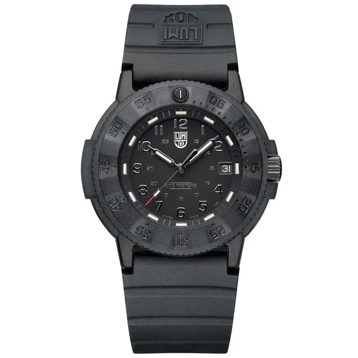 Luminox Men’s Swiss Quartz Watch – Navy Seal Evo Black Dial Rubber Strap | 3001.EVO.BO
