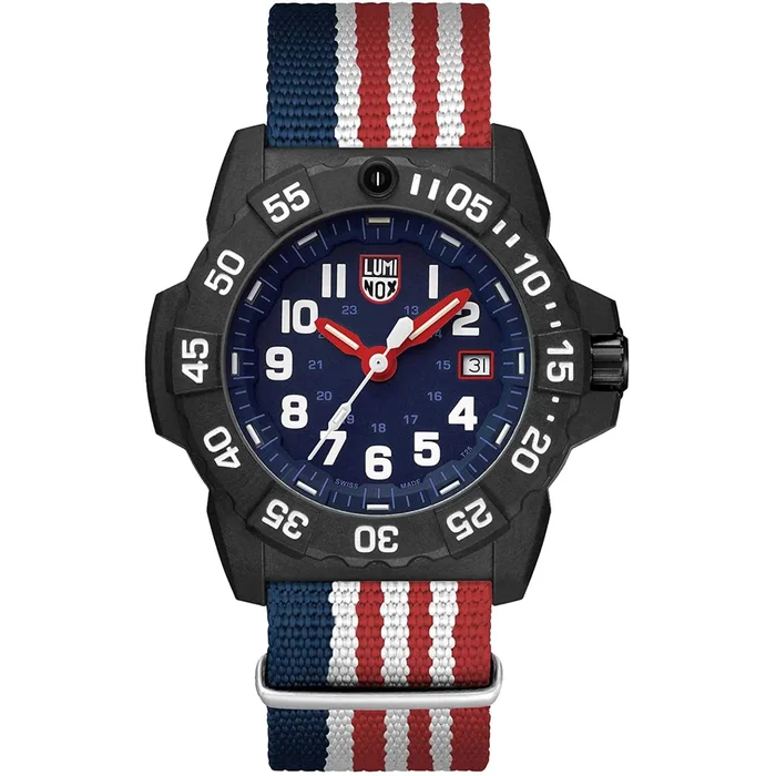 Luminox Men’s Watch – Navy Seal Memorial Day Special Blue Dial Strap | XS.3501.LM