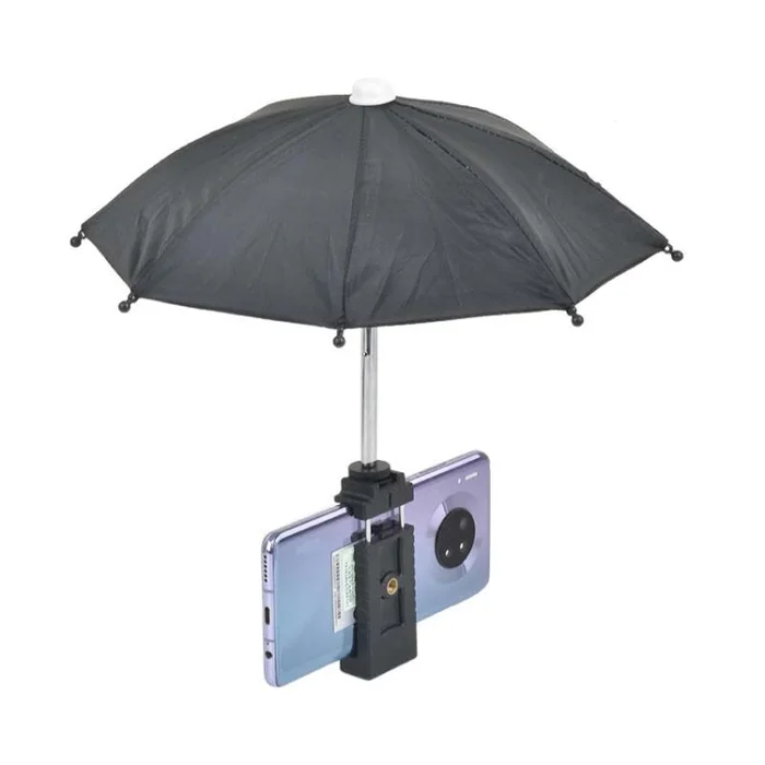 Mobile Phone Mini Waterproof Sunscreen Umbrella For Photographic Equipment