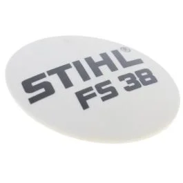 Model Plate for Stihl FS38 Brushcutters – 4140 967 1531