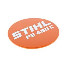 Model Plate for Stihl FS490C-EM, FS490C-EMW Clearing Saws – OEM No. 4148 967 1506
