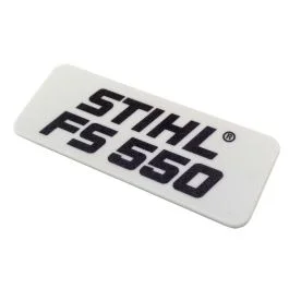 Model Plate for Stihl FS550 – 4116 967 1506