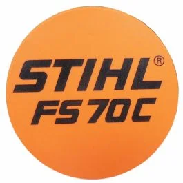 Model Plate for Stihl FS70C Brushcutter – OEM No. 4144 967 1511