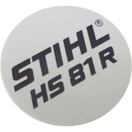 Model Plate for Stihl HS81RC – 4237 967 1505