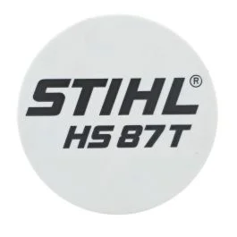 Model Plate for Stihl HS87T, HS87R Hedge Trimmers – 4237 967 1507