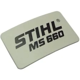 Model Plate for Stihl MS660 – 1122 967 1506