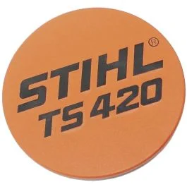 Model Plate for Stihl TS420 Disc Cutter – 4238 967 1501