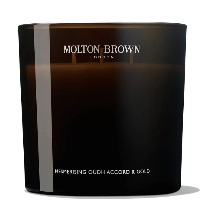 Molton Brown Oudh Accord & Gold Three Wick Candle