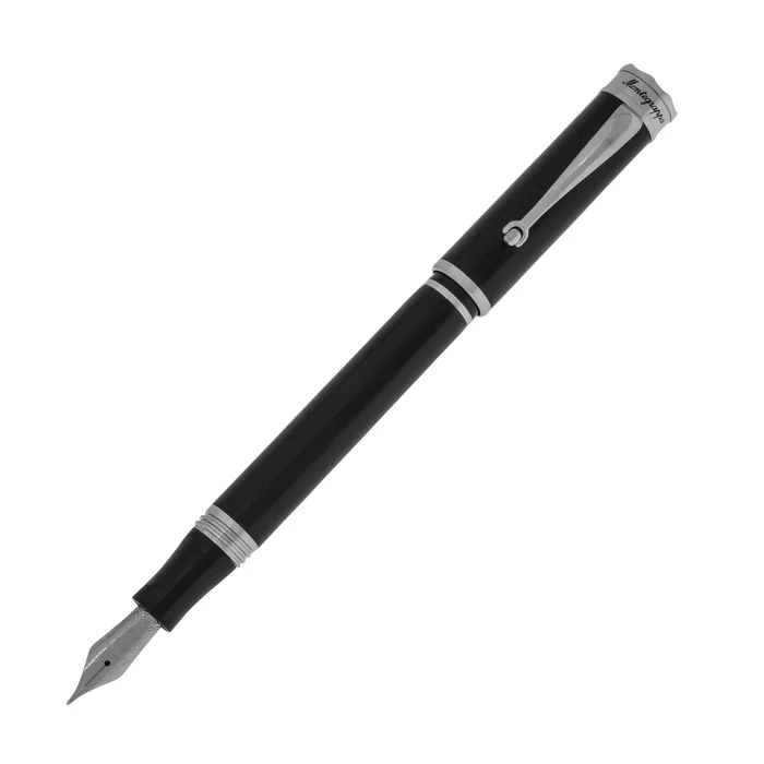 Montegrappa Ducale Black Fountain Pen (M) ISDUR3PC