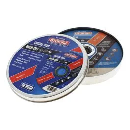 Multi-Cut Thin Cut Off Wheel 115mm x 1.0 x 22 Pack of 10 by Faithfull