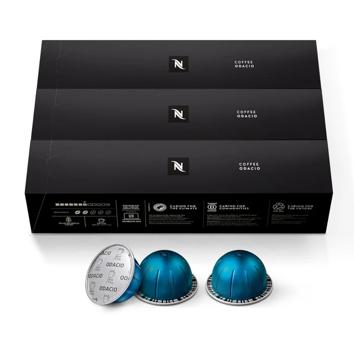 Nespresso Capsules Vertuo, Odacio, Medium Roast Coffee, 30-Count Coffee Pods, Brews 7.8oz.