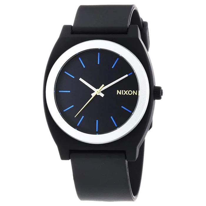 Nixon A1191529 Men’s Time Teller P Black Dial Black Polyurethane Strap Watch