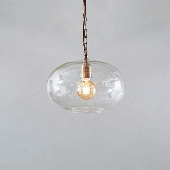 Nkuku Otoro Glass Pendant – Small Round