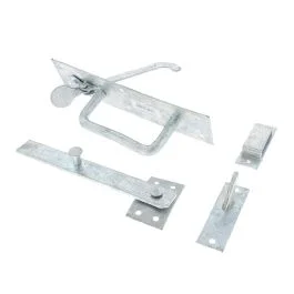 No.50/4L – Heavy Suffolk Gate Latch Sets – Long Thumb Piece – Galvanised