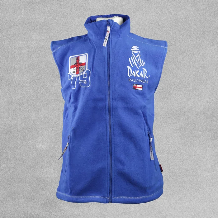 Official Dakar Rallywear Fleece Bodywarmer – Cobalt