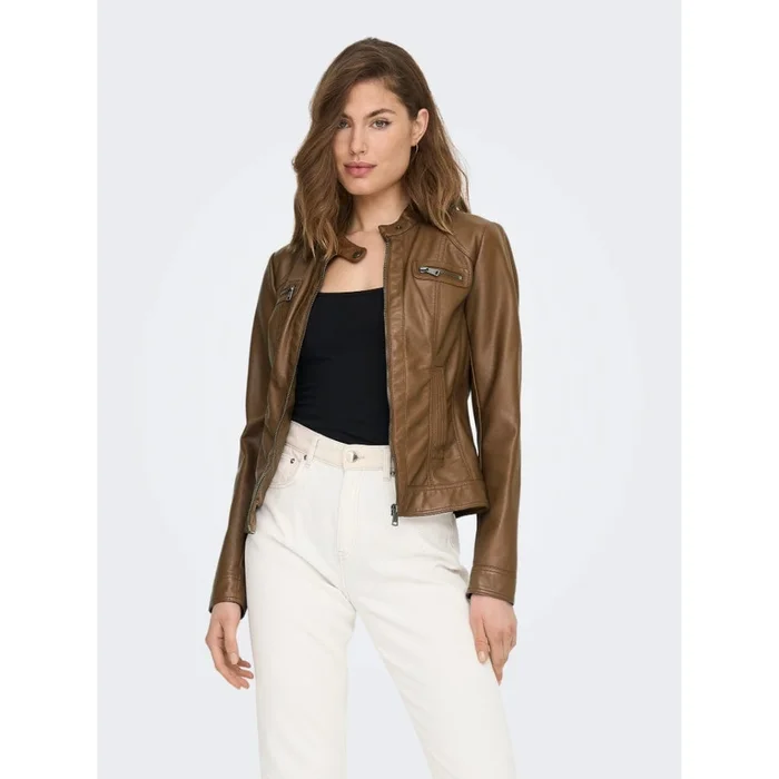 ONLY ONLBANDIT Jacket In Cognac