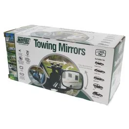 Pair Of Caravan Towing Mirrors (Convex Glass)