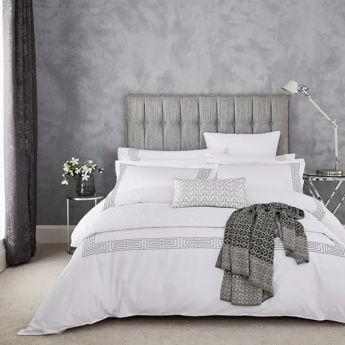 Peacock Blue Hotel Tropea 300 Thread Count Bedding