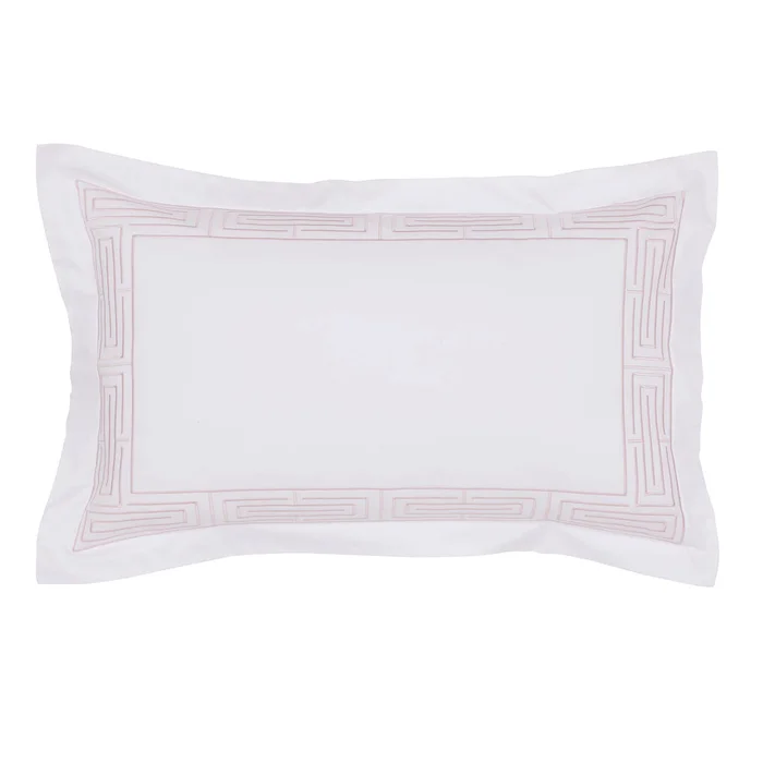 Peacock Blue Hotel Tropea Pink Oxford Pillowcase