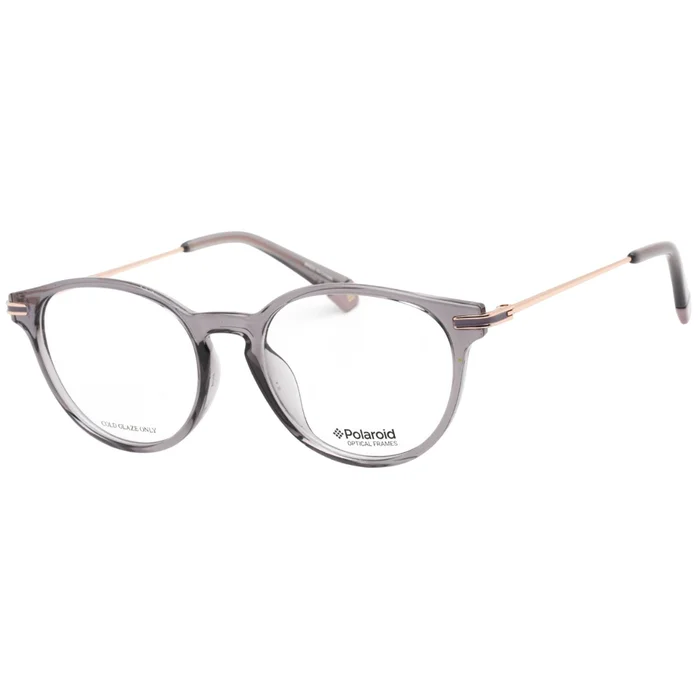 Polaroid Core Men’s Eyeglasses – Clear Lens Lilac Round Frame | PLD D374/G 0789 00