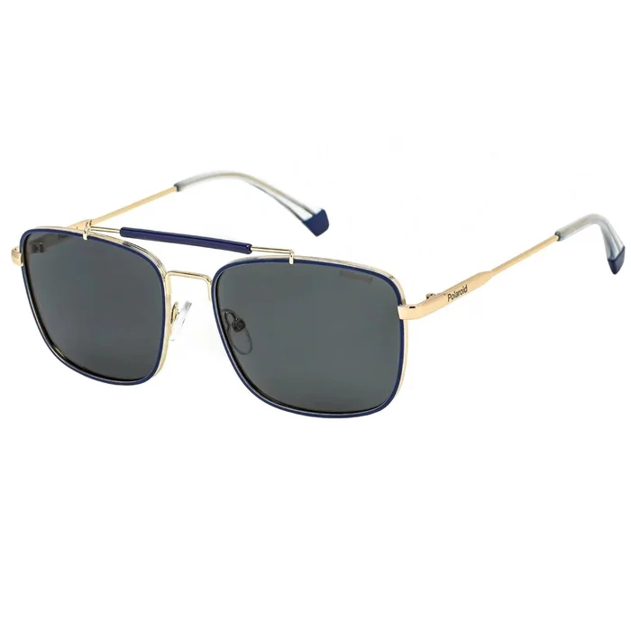 Polaroid Core Men’s Sunglasses – Blue and Gold Aviator Frame | PLD 2111/S 0KY2 M9