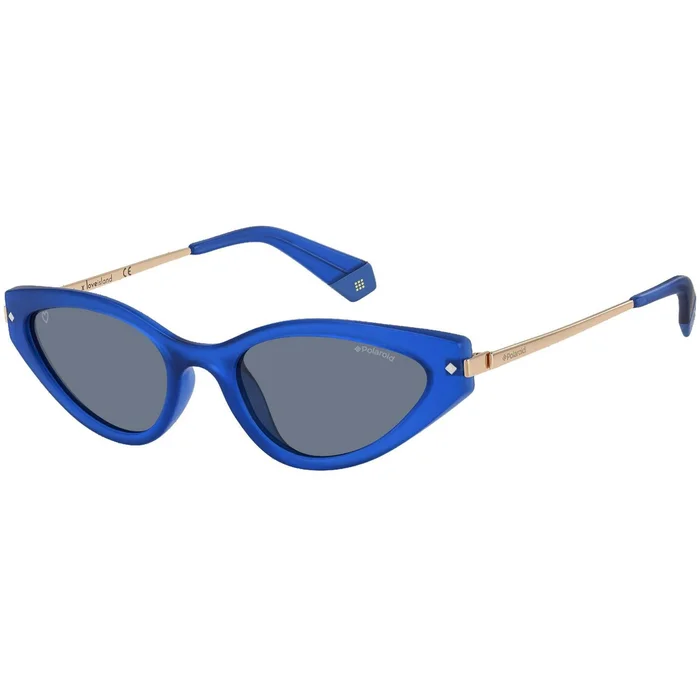 Polaroid Women’s Sunglasses – Blue and Gold Frame | POLAROID PLD 4074/S/LI 0UJY/C3