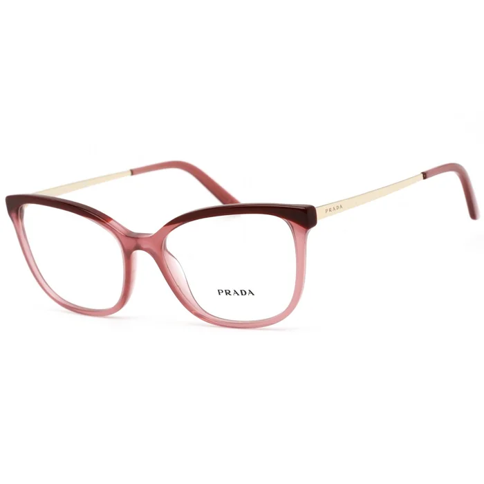 Prada Women’s Eyeglasses – Bordeaux/Opal Cherry Cat Eye Plastic | 0PR 07WV 08N1O1