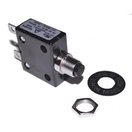 Push Button Circuit Breaker 13 AMP w/ Lock Nut