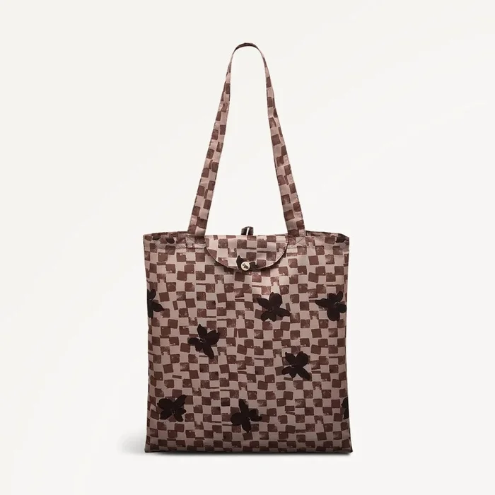 Radley Check Responsible Foldaway In Stone