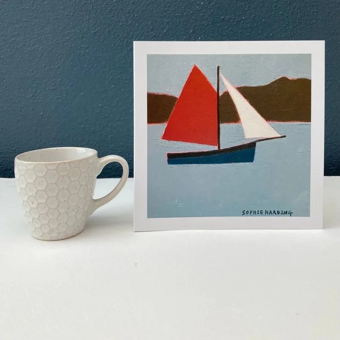 Sailing into Mousehole Card