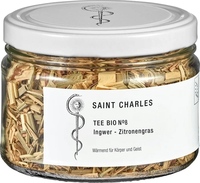 SAINT CHARLES Organic N ° 8 – Ginger- Lemongrass Tea, 80 g