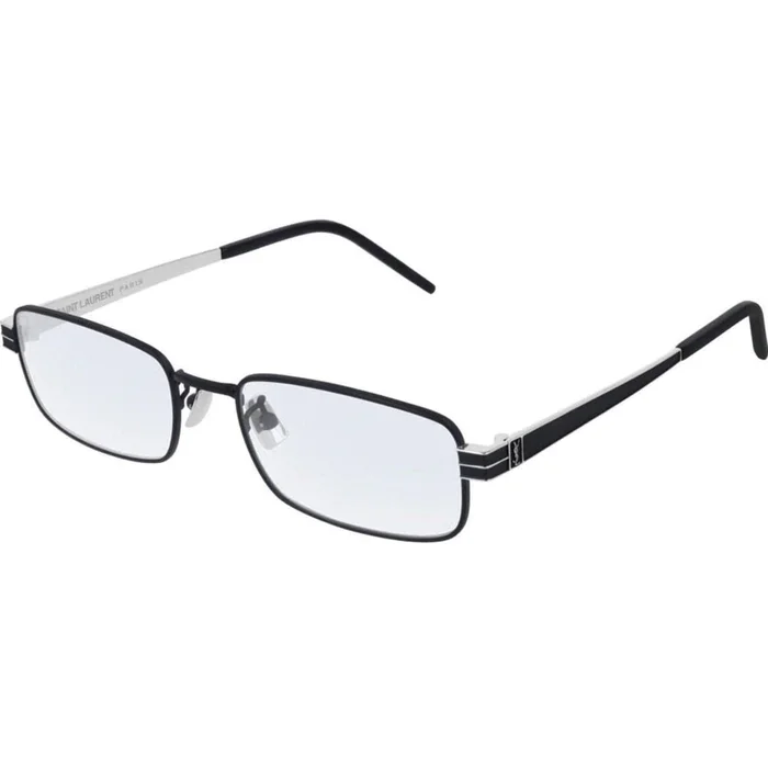 Saint Laurent Unisex Eyeglasses – Black Rectangular Frame | SAINT LAURENT SLM50 1