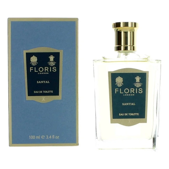 Santal by Floris, 3.4 oz Eau De Toilette Spray For Men