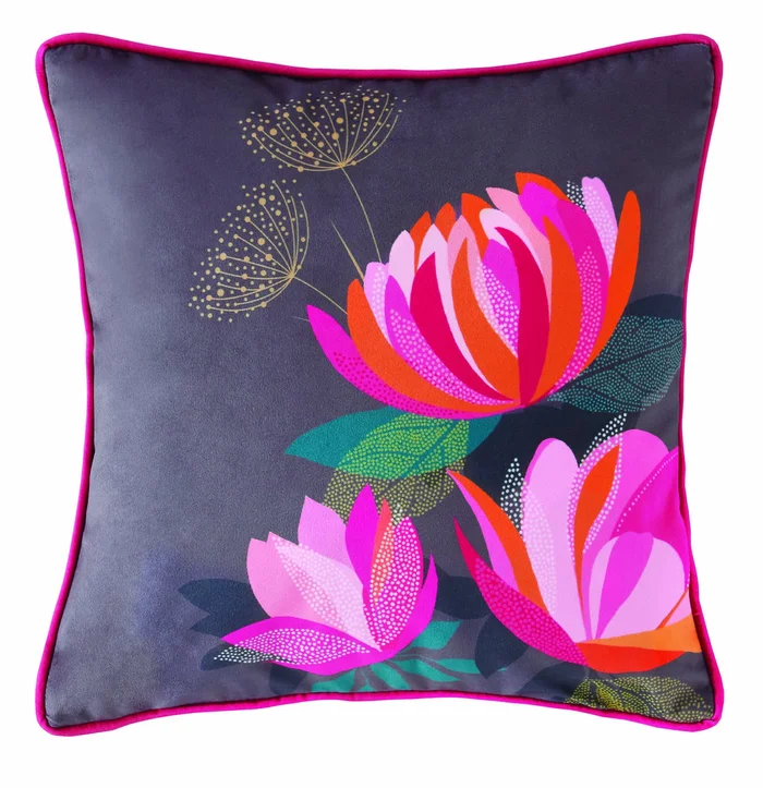 Sara Miller Peony Petals Cushion