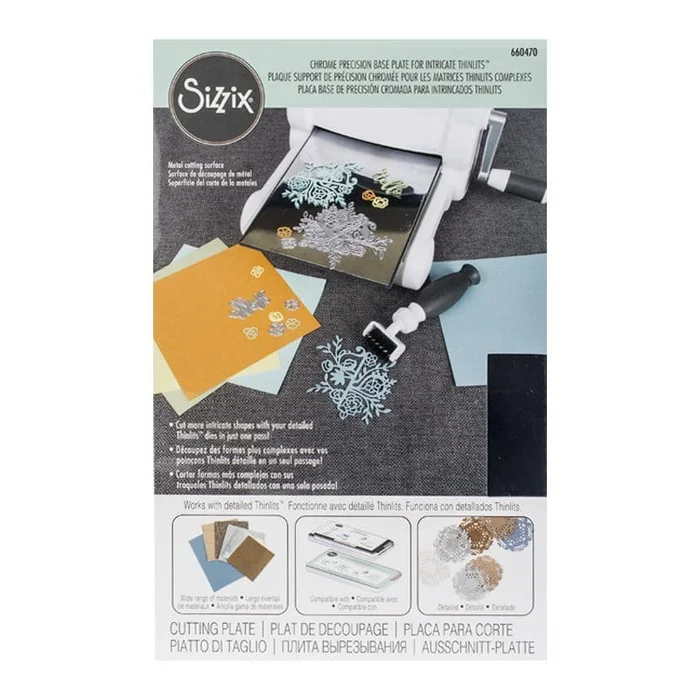 Sizzix Chrome Precision Base Plate For Intricate Thinlits