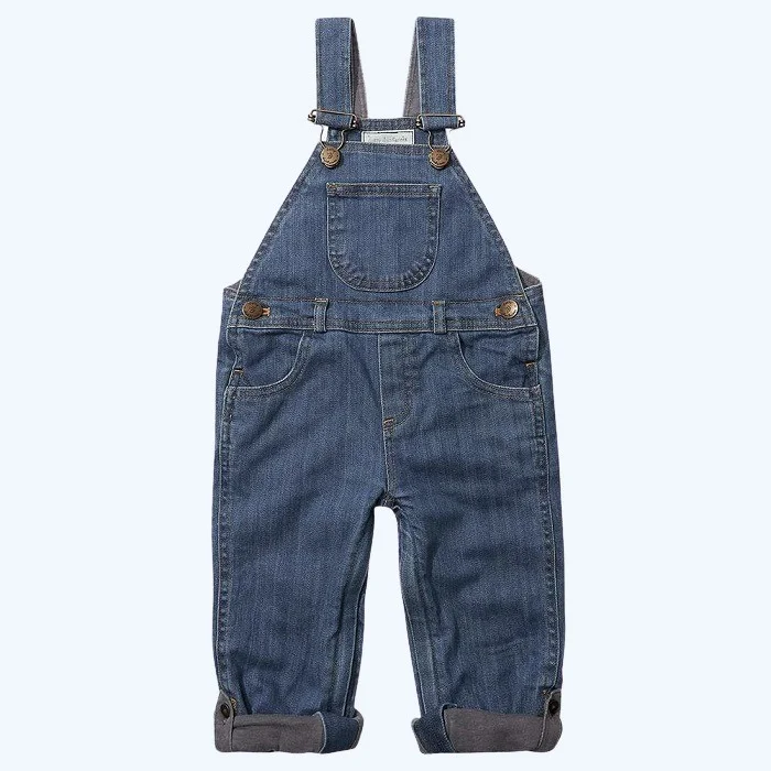 Stonewash Denim Dungarees