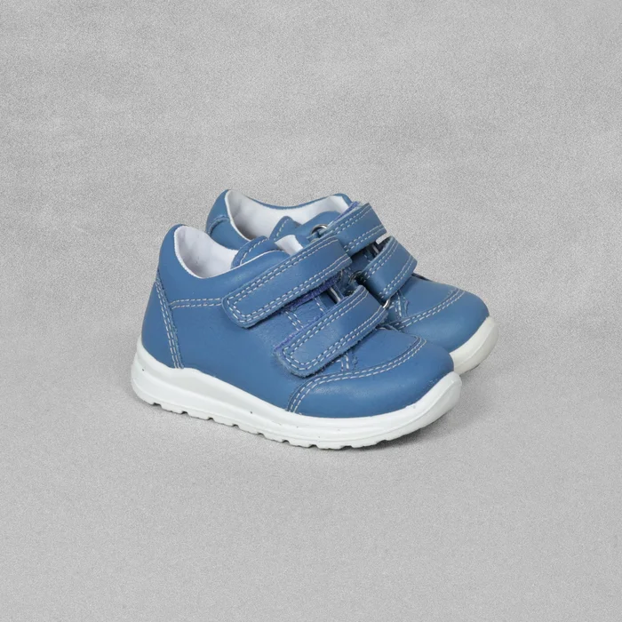 Superfit Baby Boys’ Teal Blue Leather Shoe
