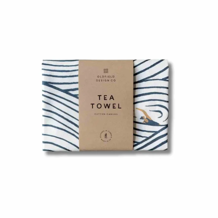 Swimming Pattern Tea Towel